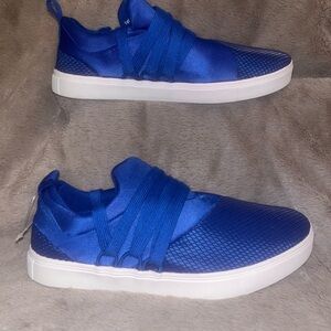 Brash Royal Blue Womens Slip-On Athletic Sneakers